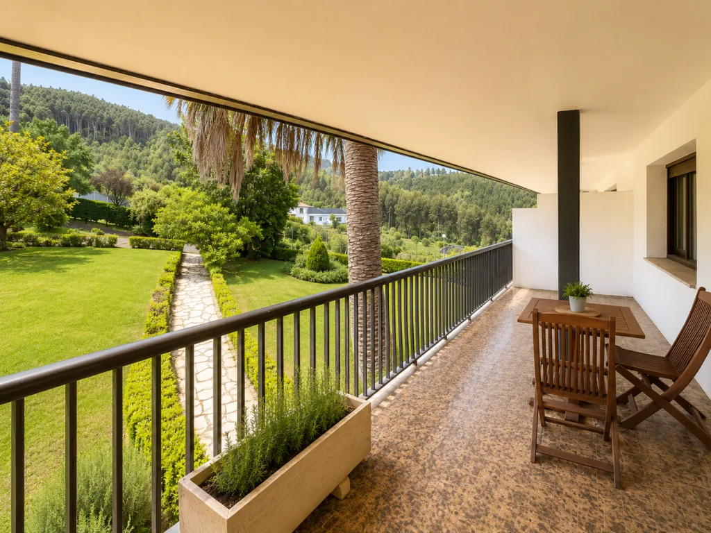Ejemplo de habitación orientada al jardín